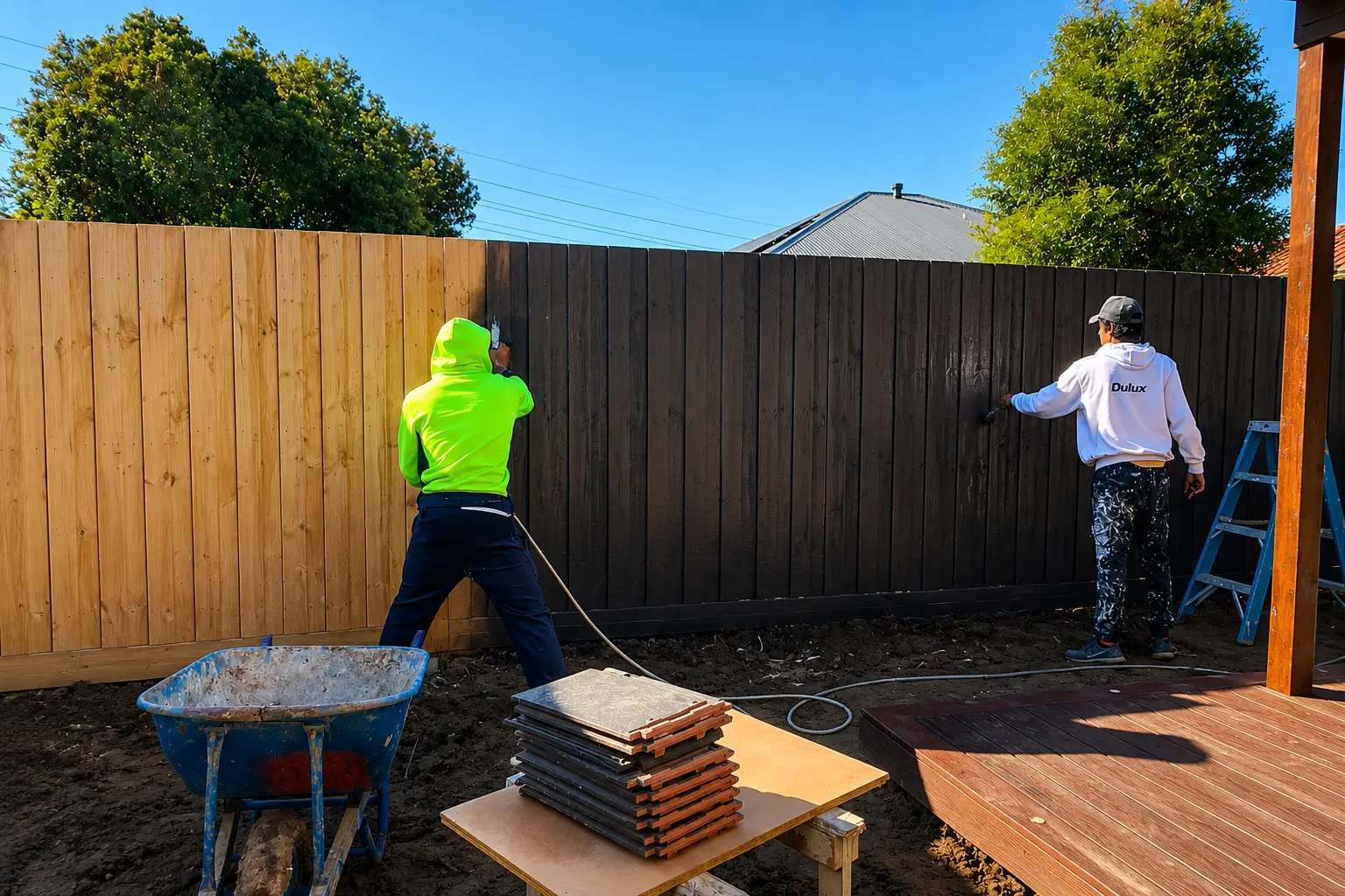 Fence painting — placeholder image