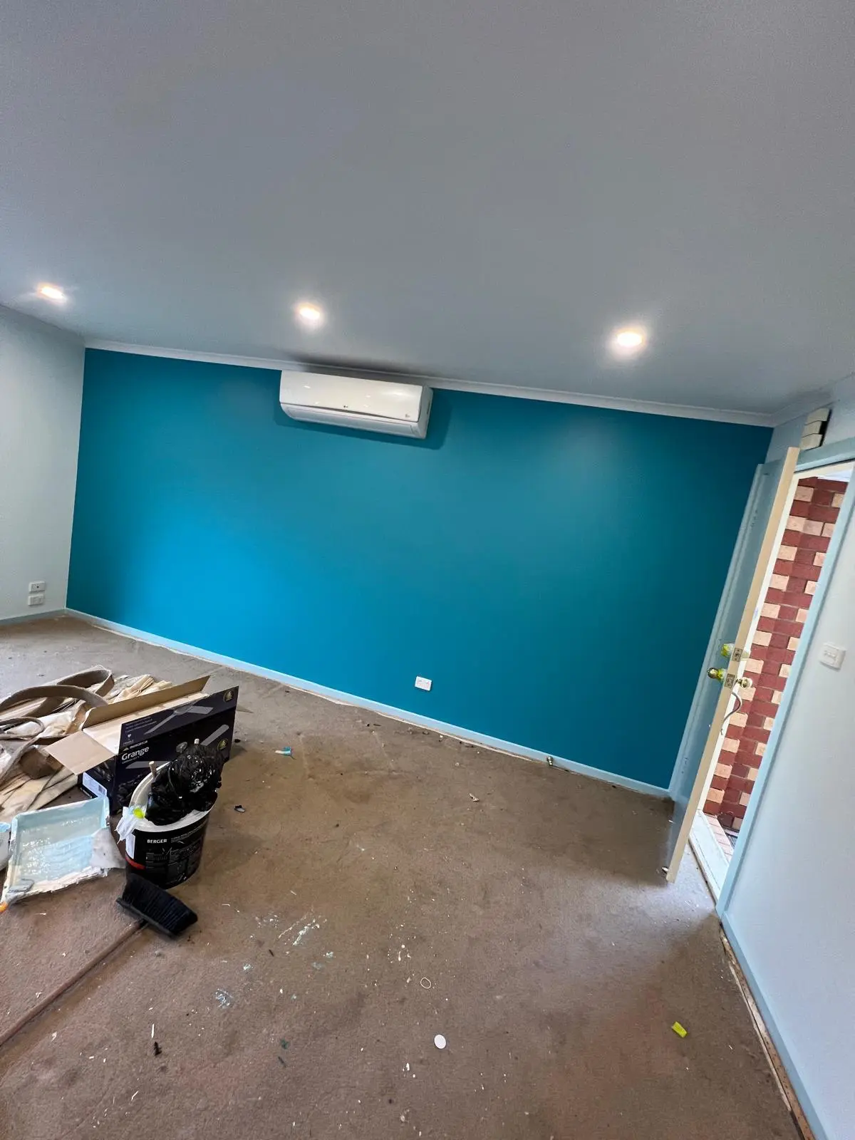 Interior painting project