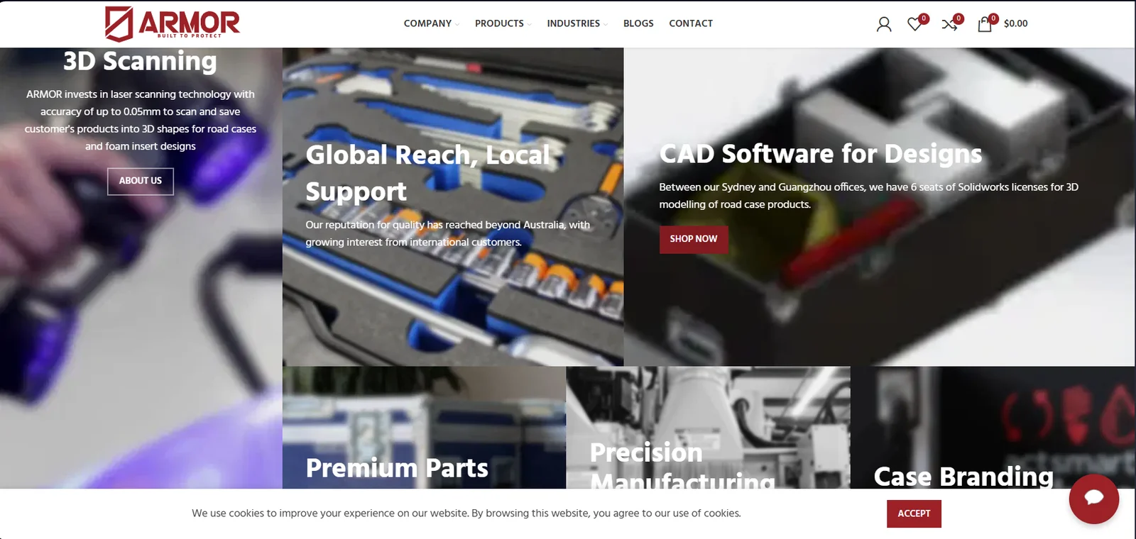 Technical SEO Case Study: Armor Road Cases results screenshot