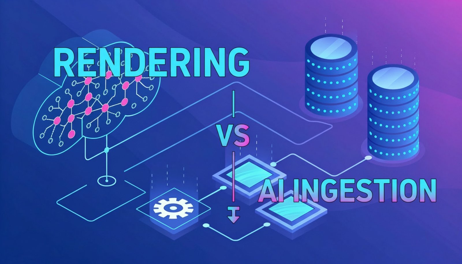 Rendering vs AI Ingestion - Rankedge Sri Lanka