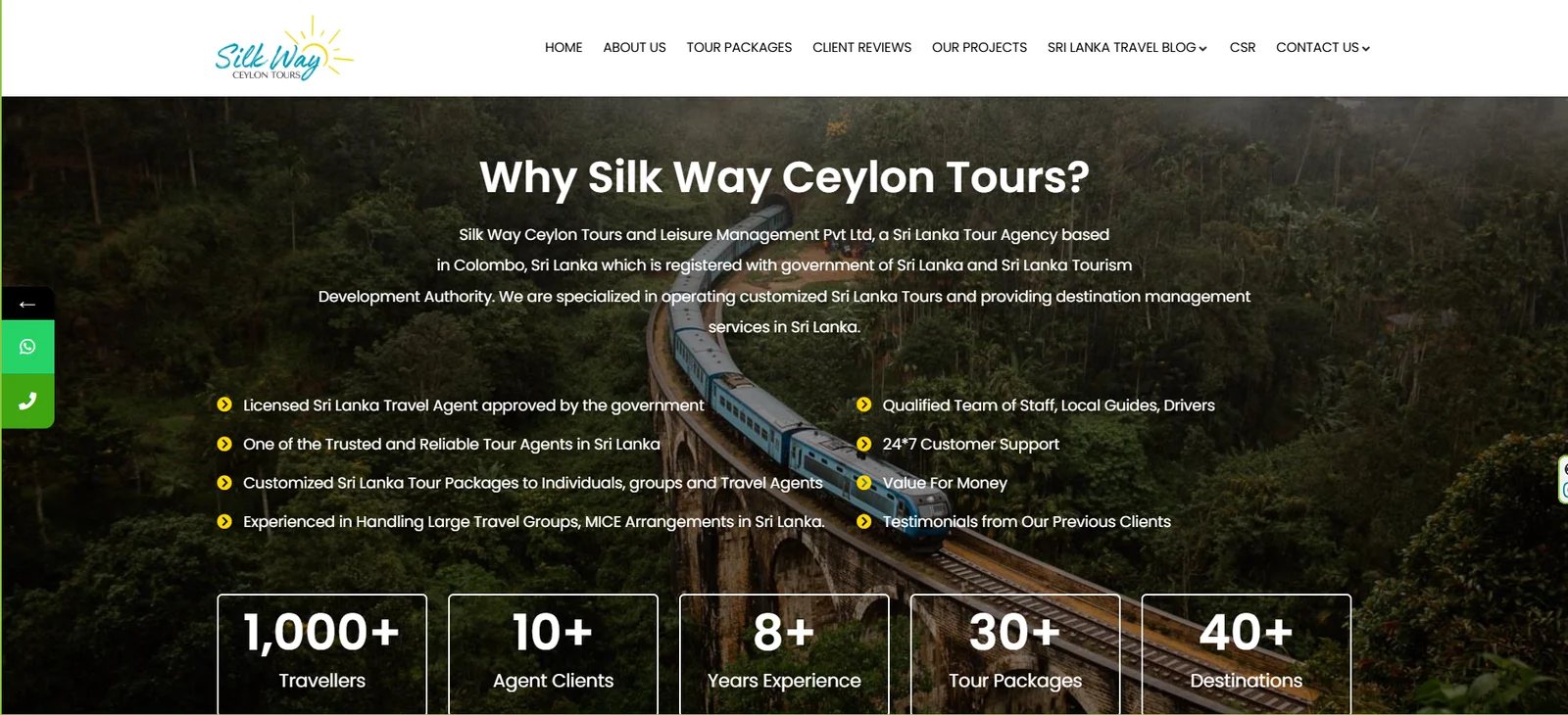 AI SEO Case Study: Silk Way Ceylon Tours results screenshot