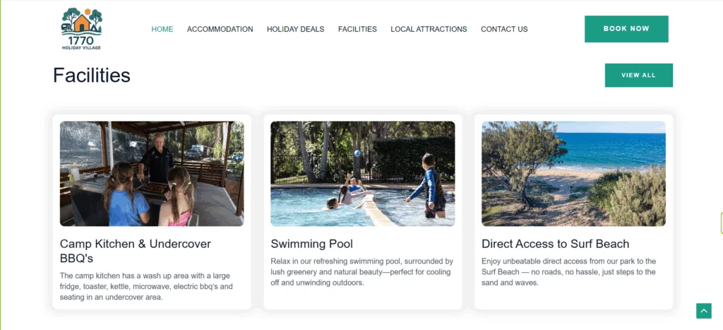 Site Migration Case Study – 1770 Holiday Village supporting screenshot