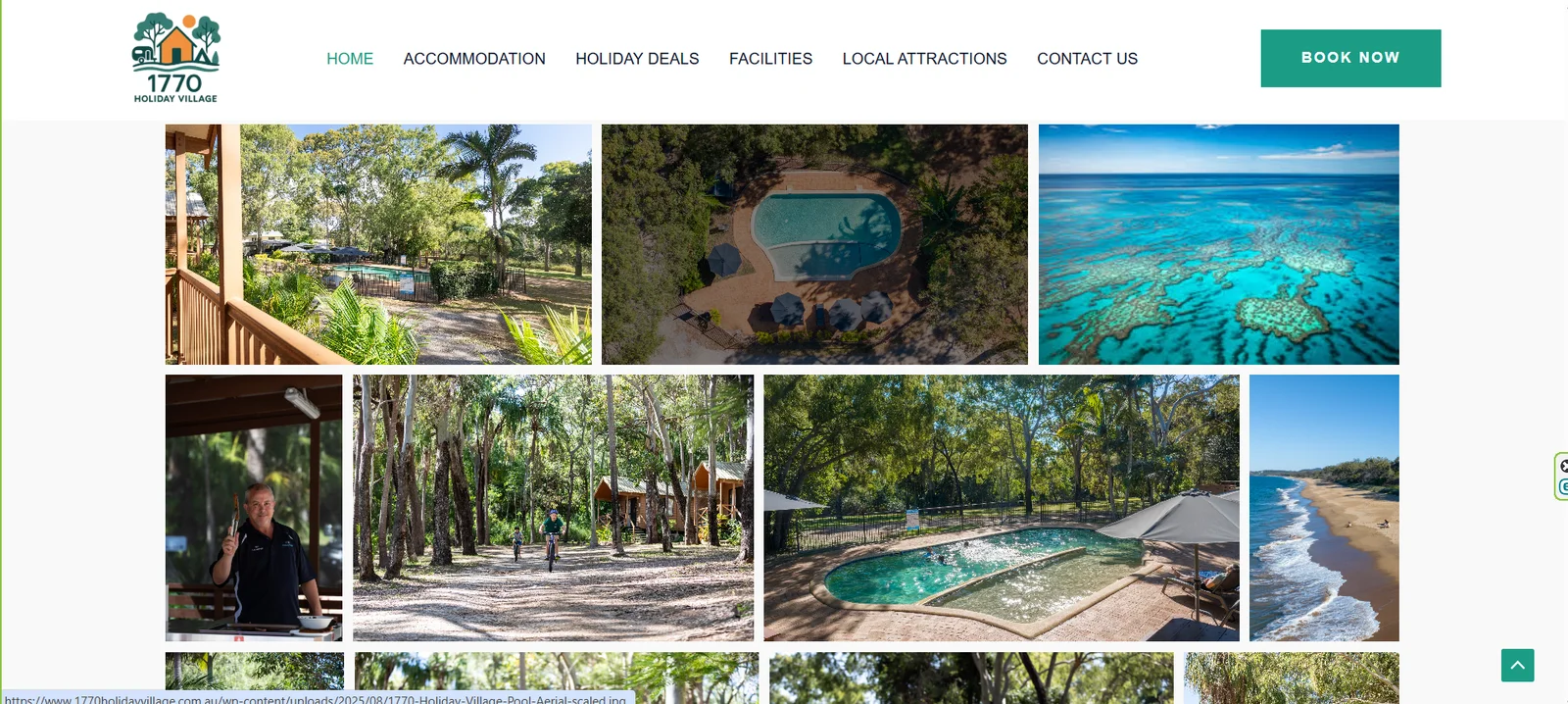 Site Migration Case Study – 1770 Holiday Village results screenshot
